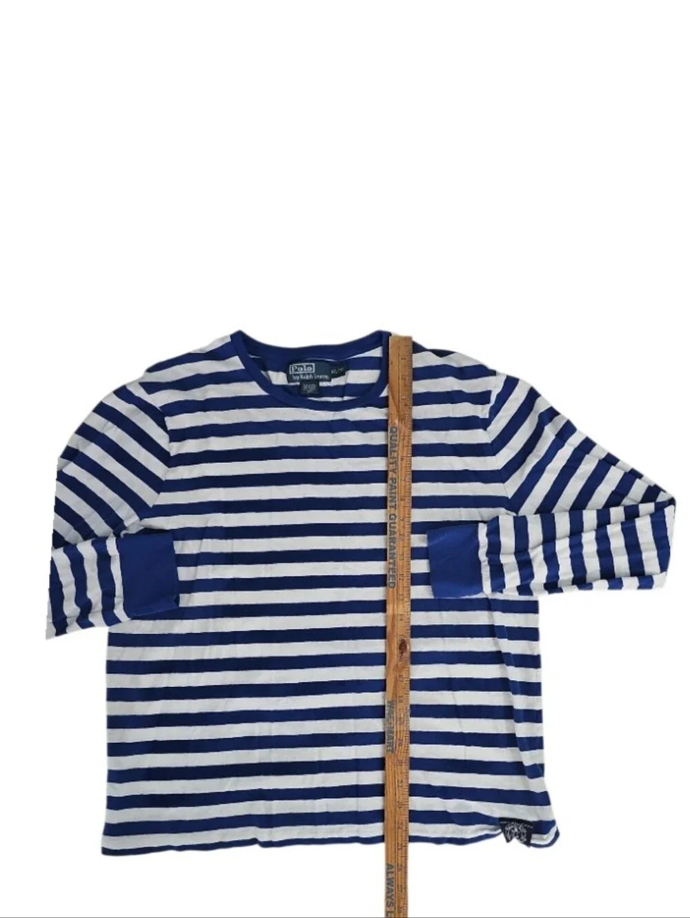 Vintage Sailor Merchant Polo Ralph Lauren Stripe Shirt XL Nautical Cotton Sailor